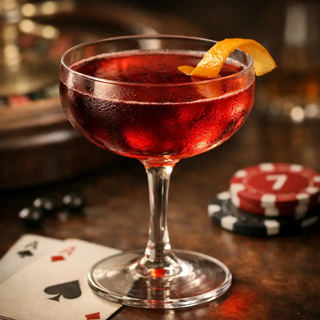 Rouge et Noir – Rotwein-Cocktail mit Orangenlikör und Zitrone